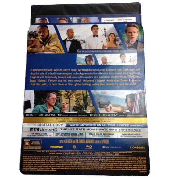 Operation Fortune : Ruse de Guerre Sealed with Protective Sleeve 4K Ultra HD - Picture 3 of 4